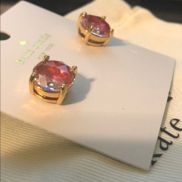 Kate Spade Hot Pink Gumdrop Stud Earrings - Picture 3 of 3